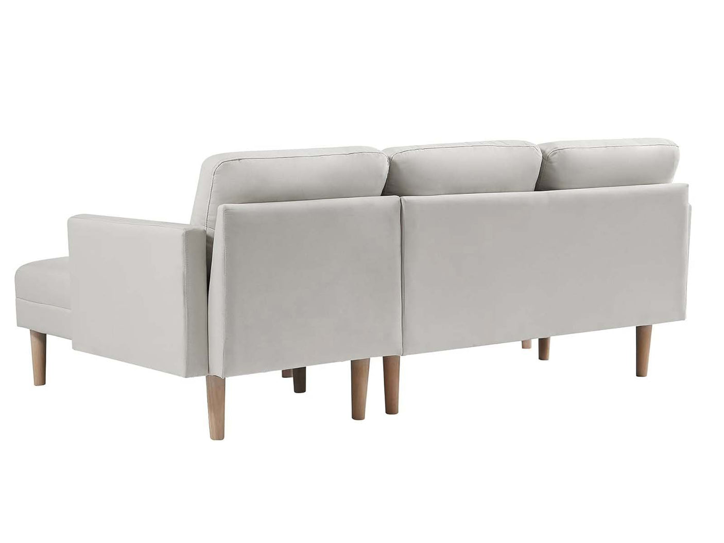 T Lina Sectional Sofa Linen White