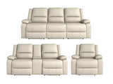 Lancer Recliner Sofa Set - Beige