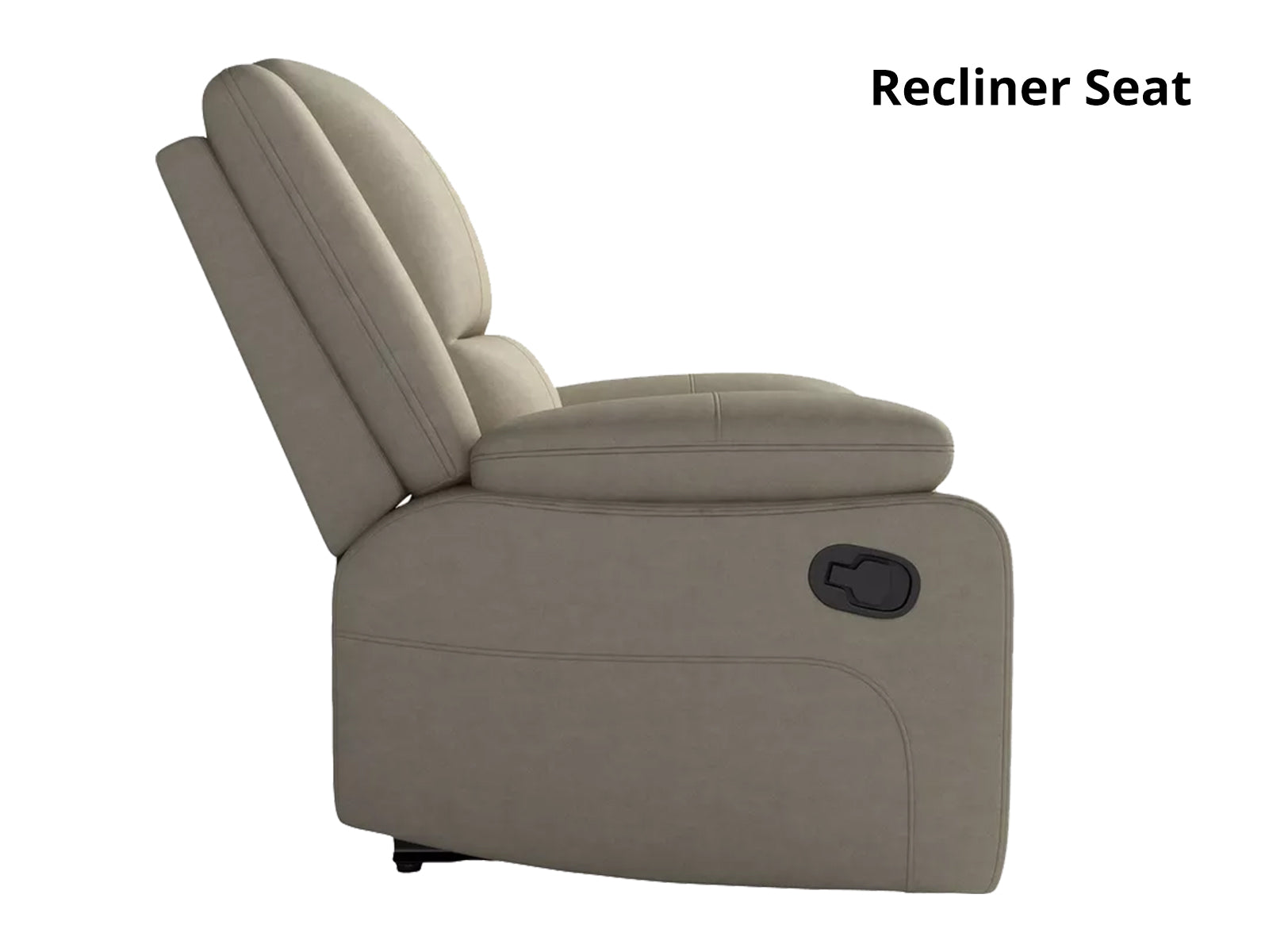 Lancer Recliner Sofa Set - Beige