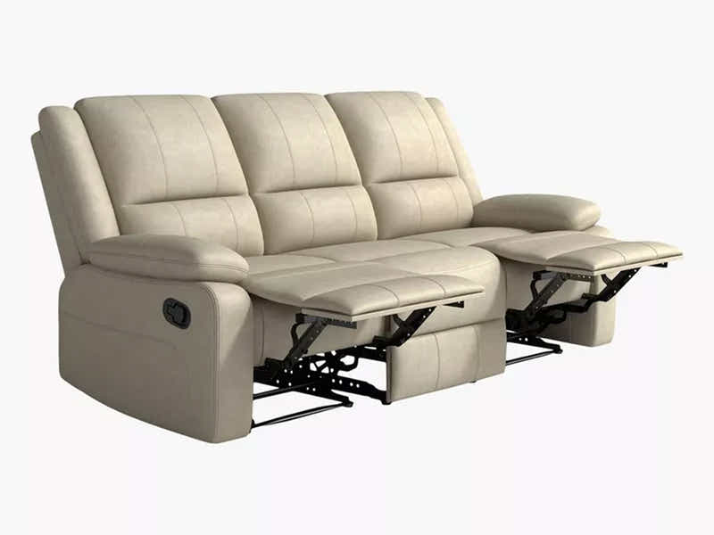 Lancer Recliner Sofa Set - Beige