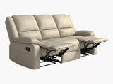 Lancer Recliner Sofa Set - Beige