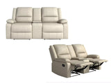 Lancer Recliner Sofa Set - Beige
