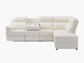 Ronae Corner Recliner Sofa PU - Beige