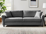 Clover Linen Sofa Dark Grey