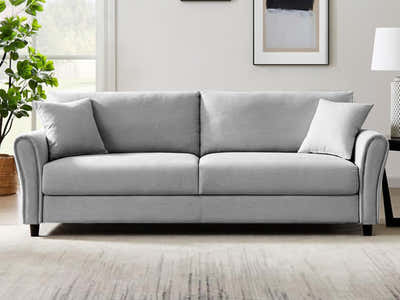 Clover Linen Sofa - Light Grey