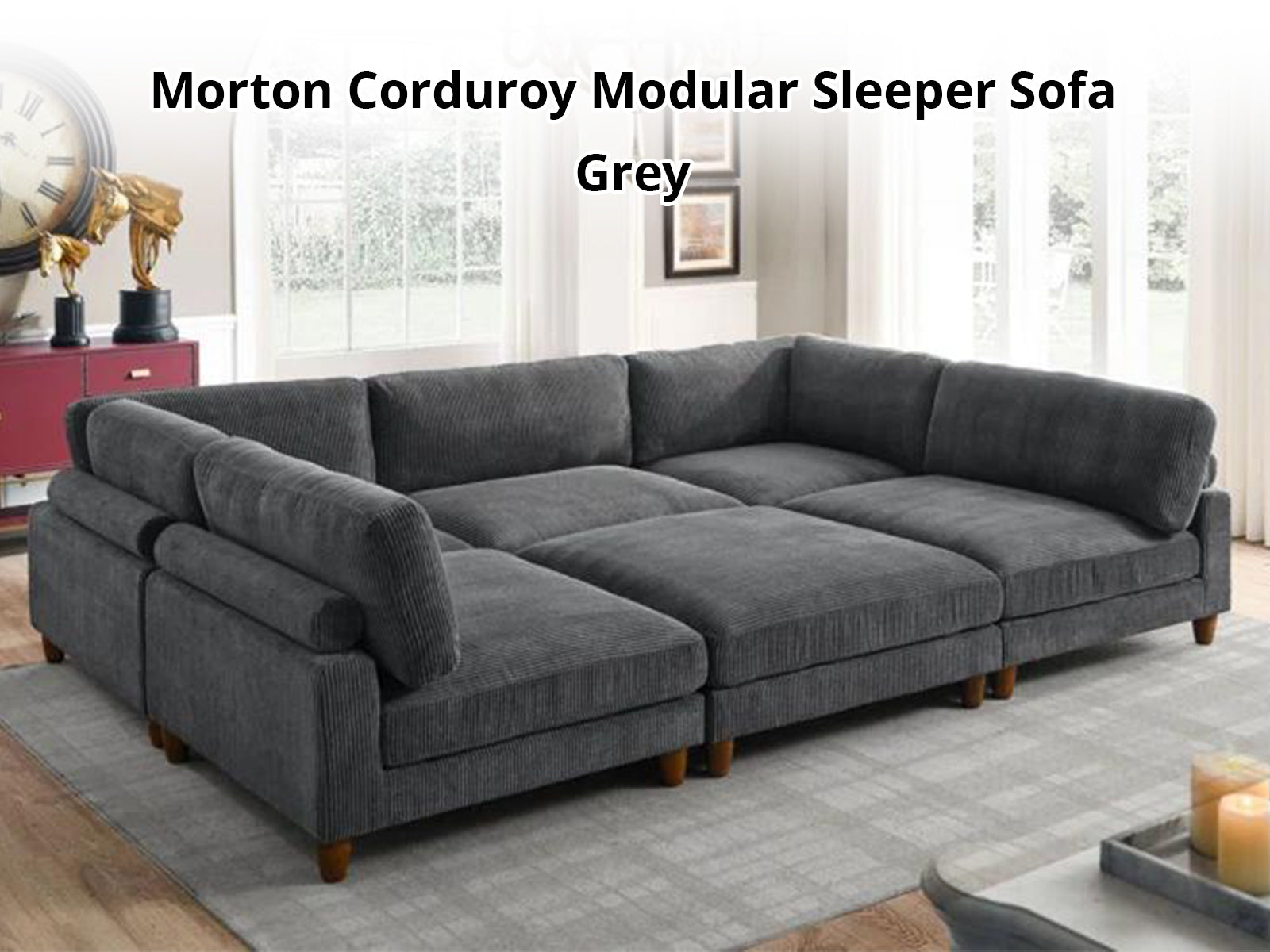 Corduroy Modular Sofa Set | Free Layout Sofa | TSB Living NZ
