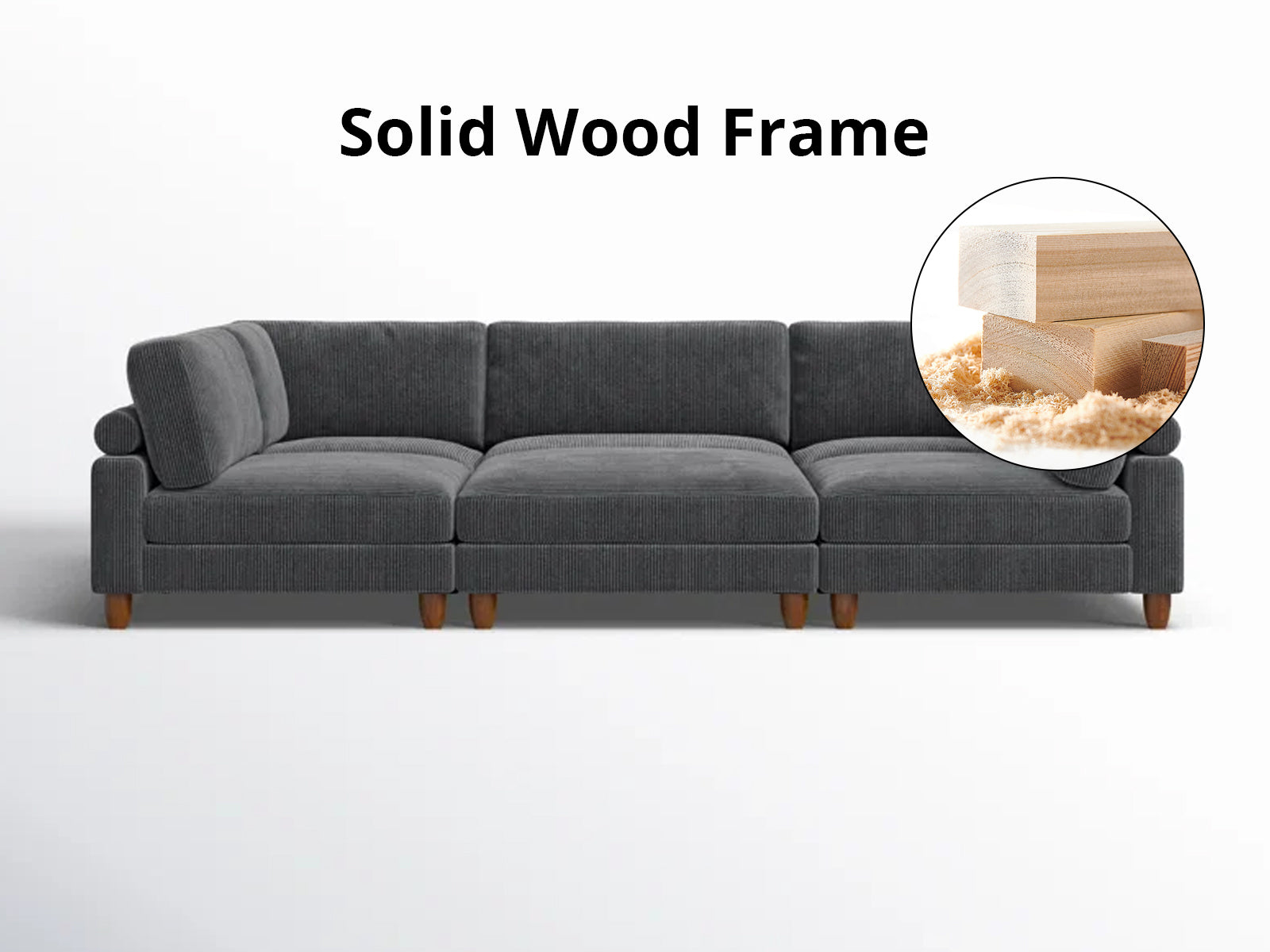 Corduroy Modular Sofa Set | Free Layout Sofa | TSB Living NZ
