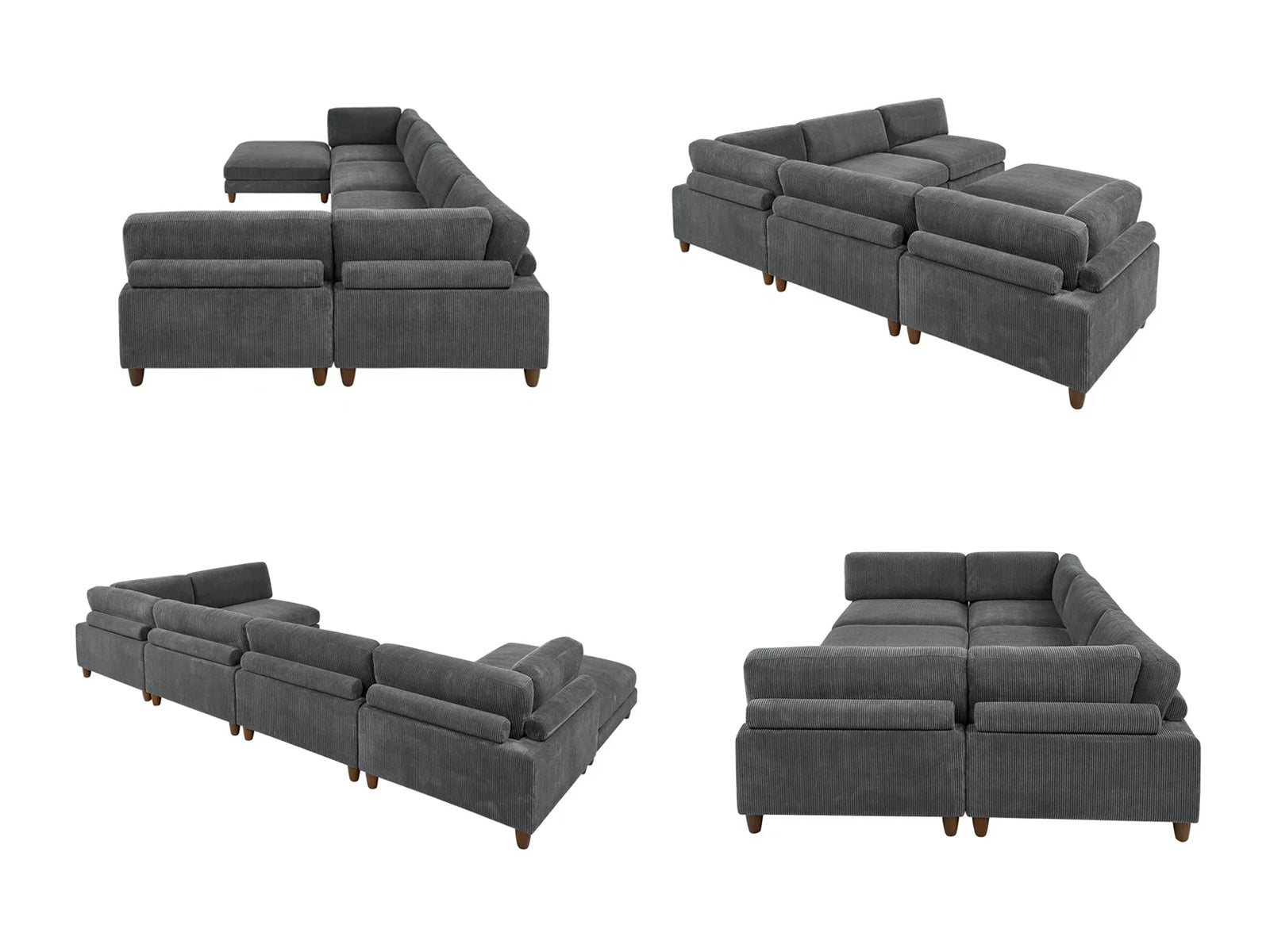 Corduroy Modular Sofa Set | Free Layout Sofa | TSB Living NZ