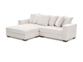 Daury L Shaped Sofa Corduroy - Beige