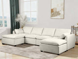 DS Jonpony 6PC Modular Sofa Set Beige