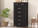 Angelynn 7 Drawer Tallboy Black