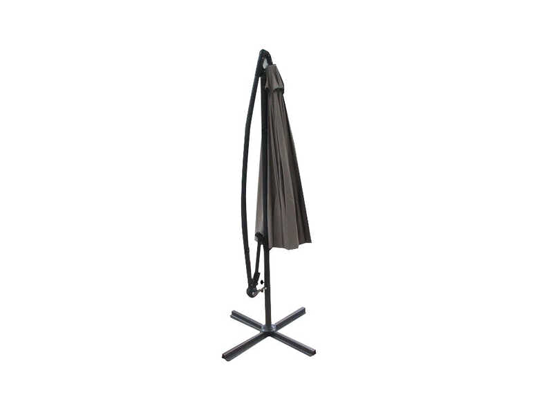 Grey Cantilever Patio Outdoor Umbrella - 3m