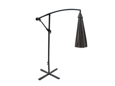 Grey Cantilever Patio Outdoor Umbrella - 3m