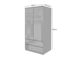 Serena Wardrobe M80 Grey