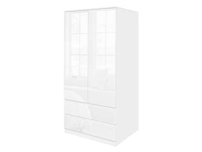 Serena 2-Door Wardrobe - Glossy White