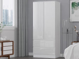 Serena Wardrobe M80 White