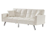 DS Legen Futon Sofa Bed Velvet Beige