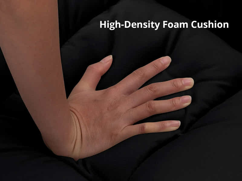 DS Legen Futon Sofa Bed Velvet Black