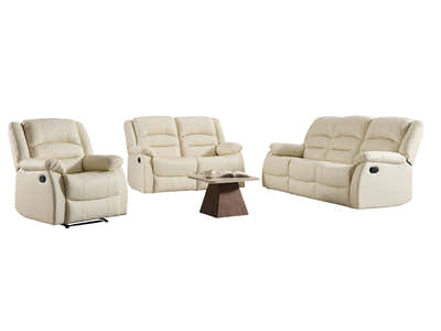 Porter Manual Recliner Sofa Set Beige