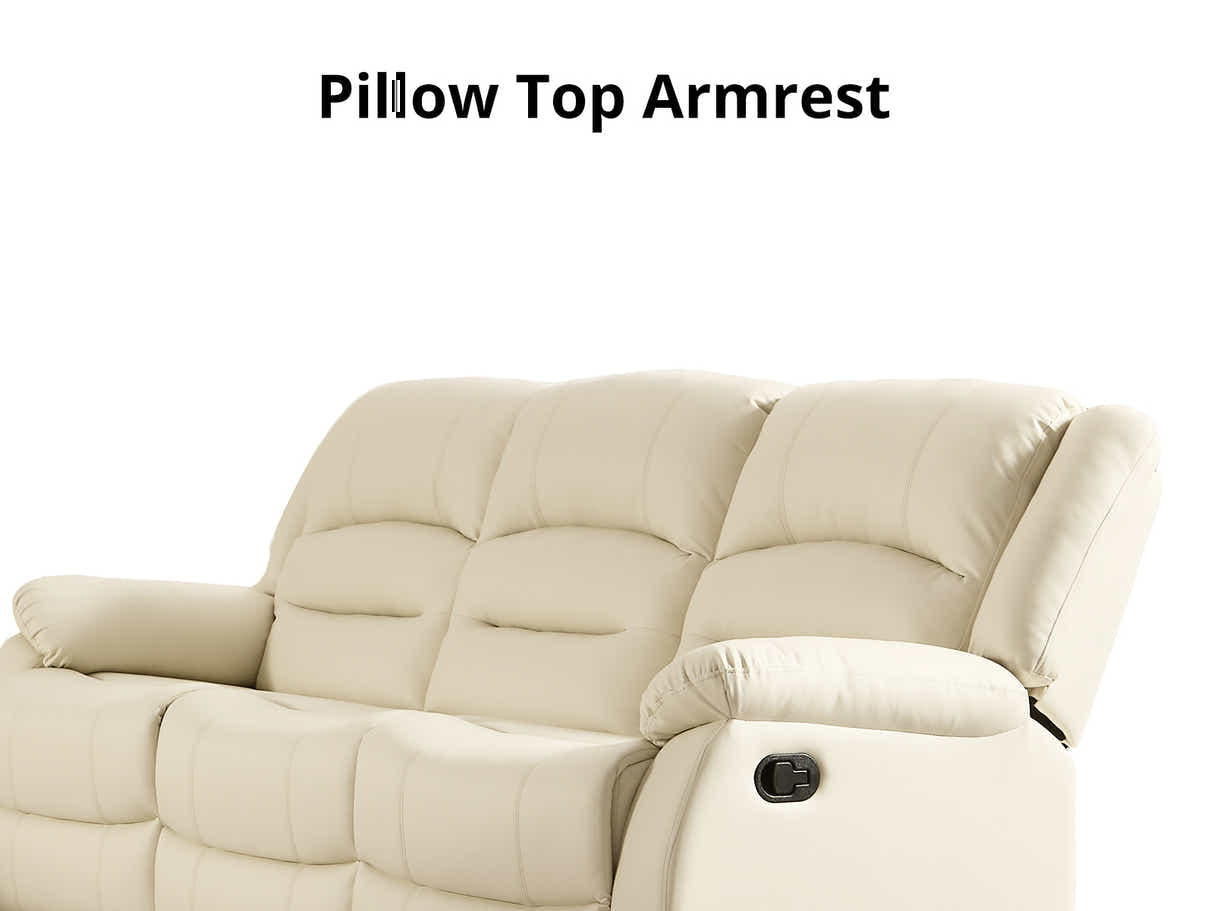 Porter Manual Recliner Sofa Set - Beige