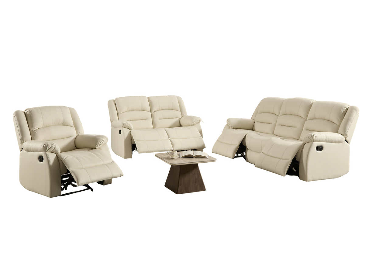 Porter Manual Recliner Sofa Set - Beige