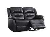 Porter Manual Recliner Sofa Set Black