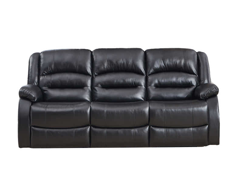 Porter Manual Recliner Sofa Set Black