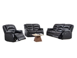 Porter Manual Recliner Sofa Set Black