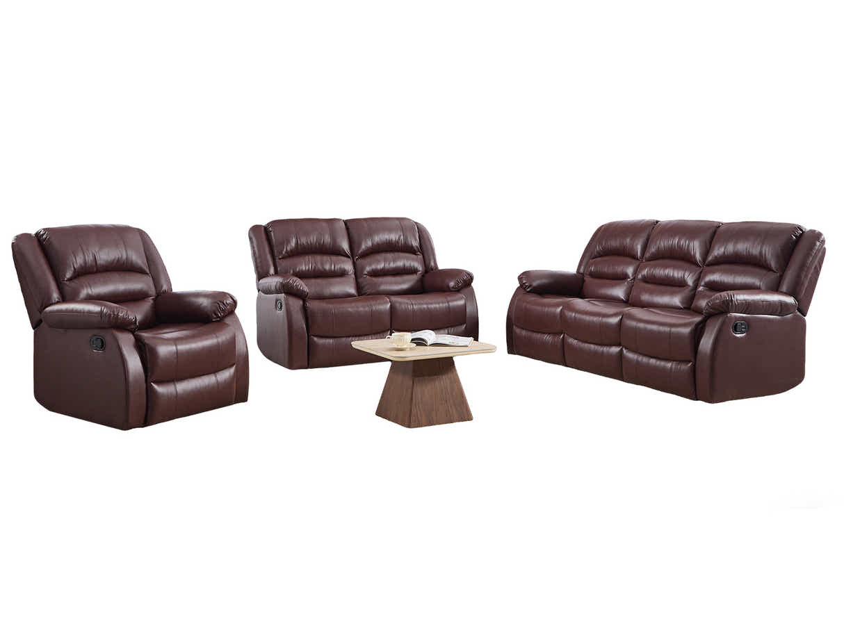 Porter Manual Recliner Sofa Set - Brown