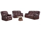 Porter Manual Recliner Sofa Set Brown