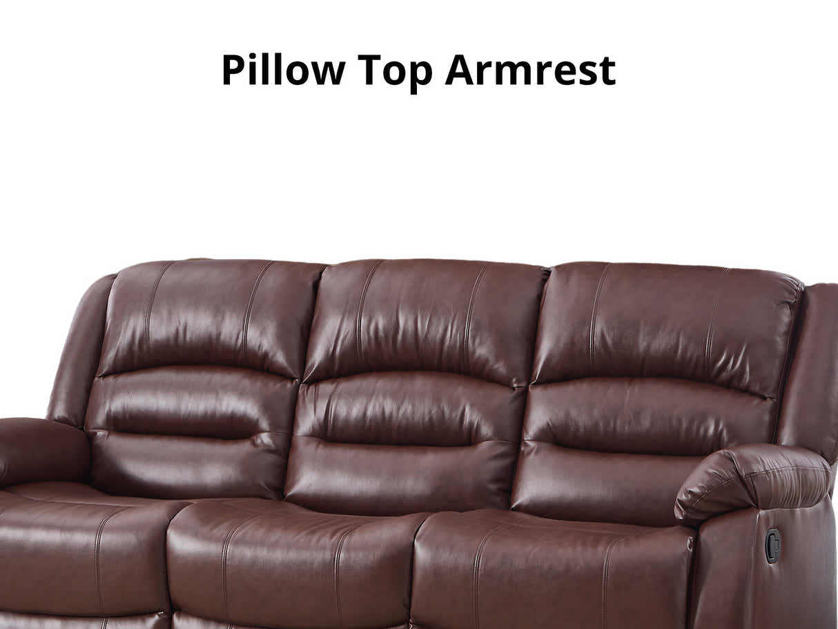 Porter Manual Recliner Sofa Set - Brown