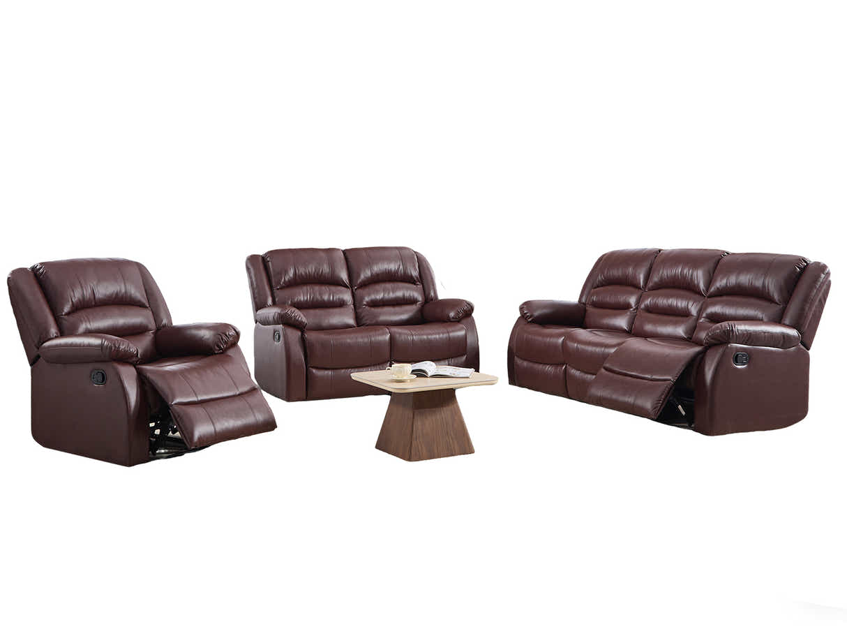 Porter Manual Recliner Sofa Set - Brown