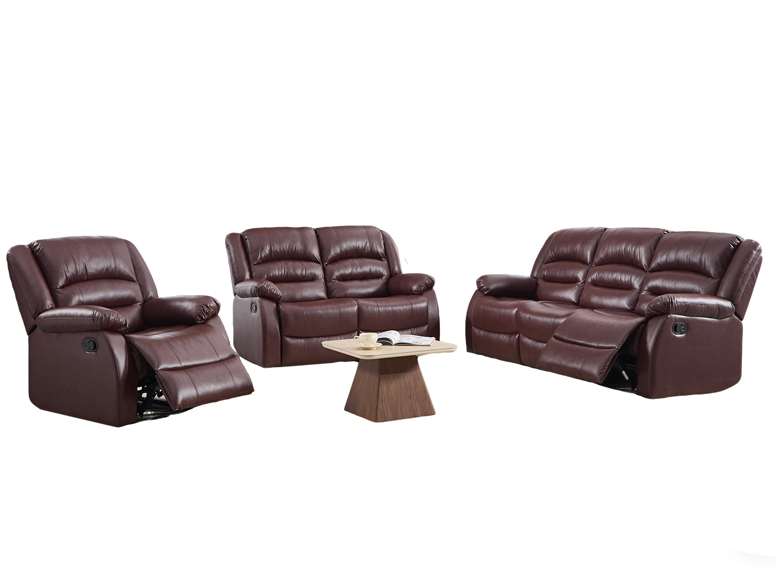 Porter Manual Recliner Sofa Set - Brown