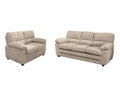 Lincole Corduroy 2-Piece Sofa Set - Khaki