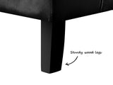 DS Cambia Tub Chair with Ottoman Velvet Black