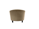DS Cambia Tub Chair with Ottoman Velvet - Light Brown