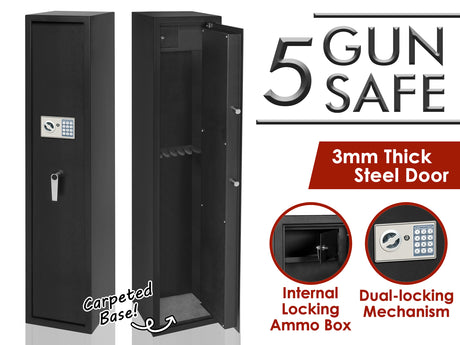 DS Gun Safe Cabinet 5 Guns