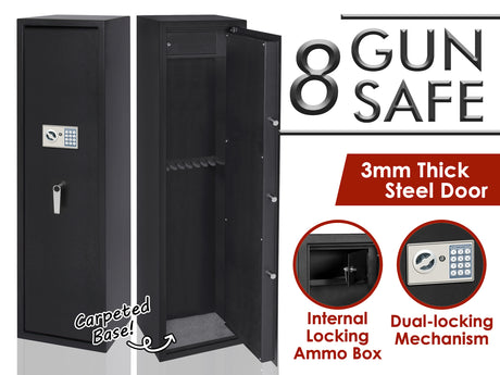 T Gun Safe Cabinet 8 Guns