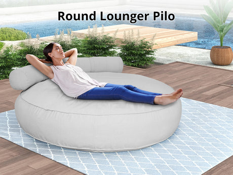 DS Outdoor Round Lounger Pilo