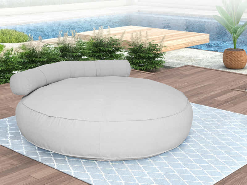 Outdoor Round Lounger Pilo