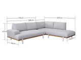 Sava Outdoor Sofa Set Grey