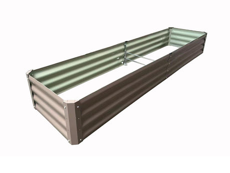 Galvanized Steel Garden Bed 240x60x30 cm
