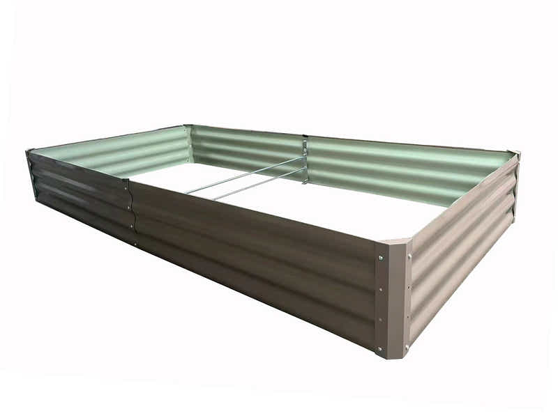 Galvanized Steel Garden Bed 240x120x30 cm