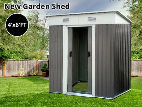 New Garden Shed 4'x6'ft