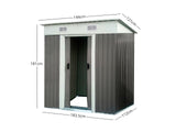 New Garden Shed 4'x6'ft