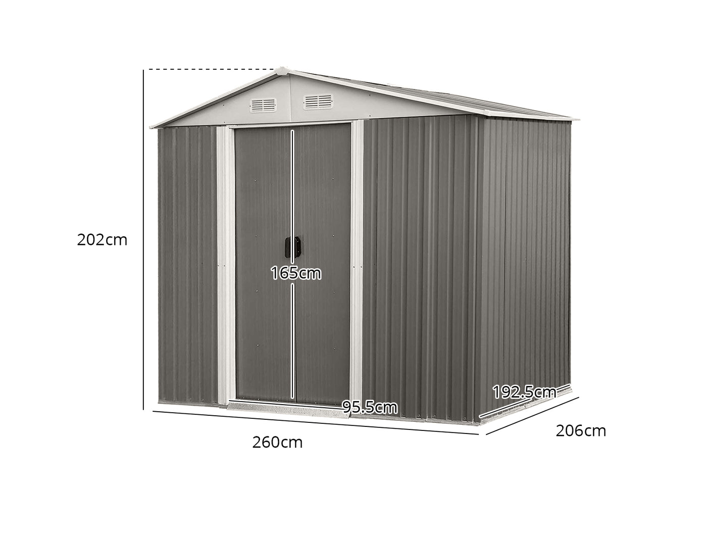 Garden Shed 6'x8'ft