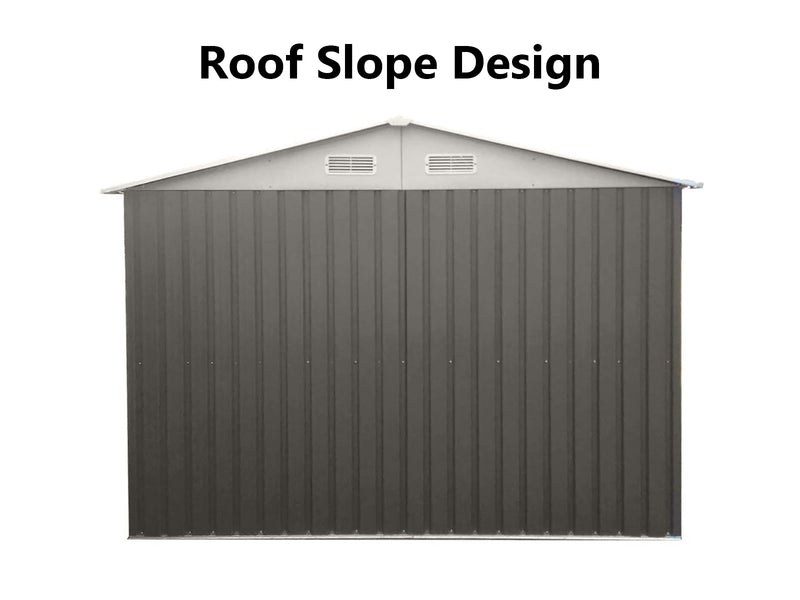 Galvanized Steel Garden Shed 6ft x 8ft