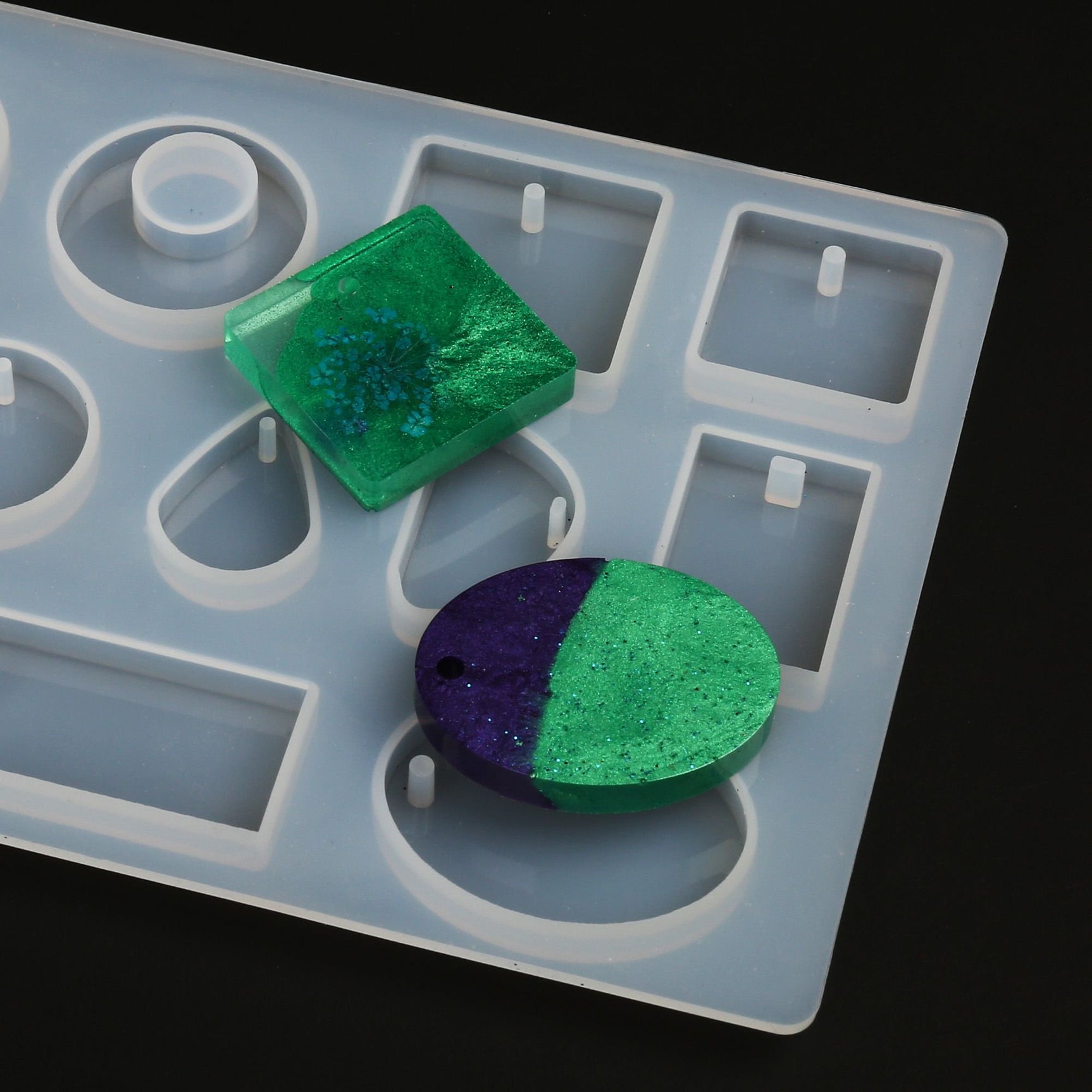 DS BS 148Pcs Epoxy Resin Molds Jewelry Making Kit