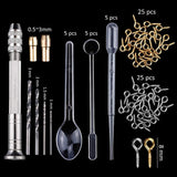 DS BS 148Pcs Epoxy Resin Molds Jewelry Making Kit