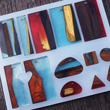 DS BS 148Pcs Epoxy Resin Molds Jewelry Making Kit